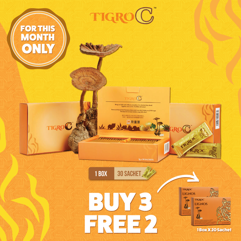 TigroC 虎乳芝 (Buy 3 FREE 2) Tiger Milk Mushroom 老虎奶