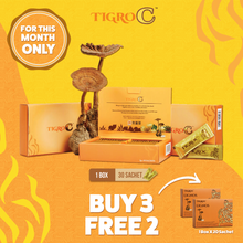 将图片加载到图库查看器，TigroC 虎乳芝 (Buy 3 FREE 2) Tiger Milk Mushroom 老虎奶
